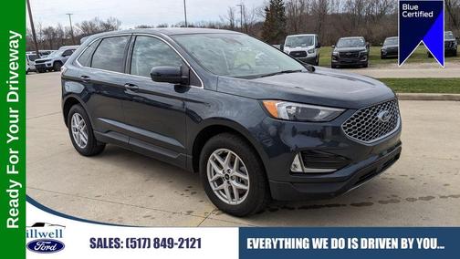 Blue Metallic 2024 Ford Edge SEL