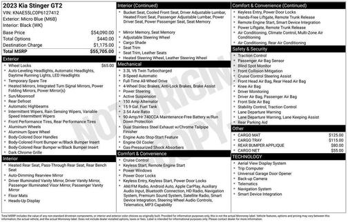 2023 Kia Stinger GT2