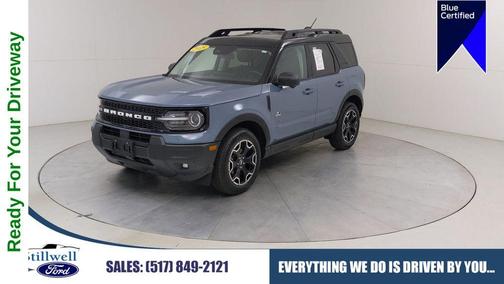 Azure Gray Metallic 2025 Ford Bronco Sport Outer Banks