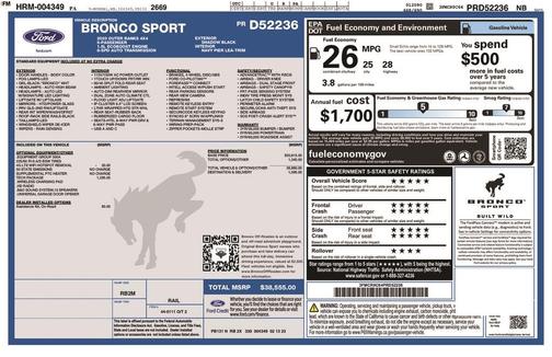 2023 Ford Bronco Sport Outer Banks