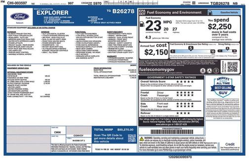 Vapor Blue Metallic 2026 Ford Explorer Active