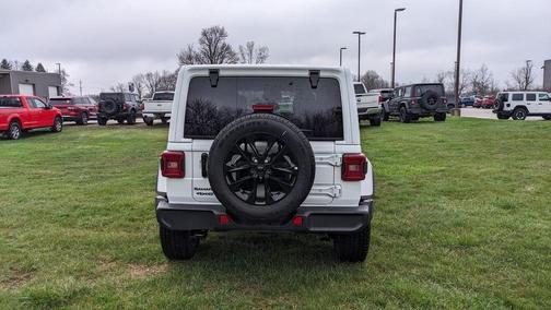 Bright White Clearcoat 2025 Jeep Wrangler 4xe Sahara