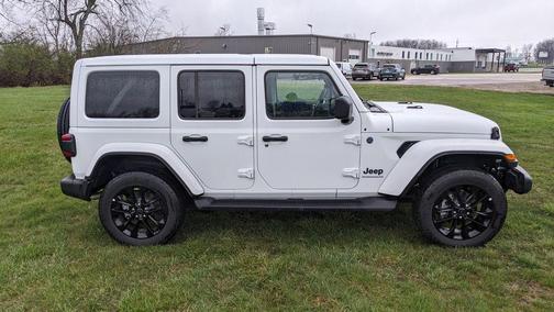 Bright White Clearcoat 2025 Jeep Wrangler 4xe Sahara