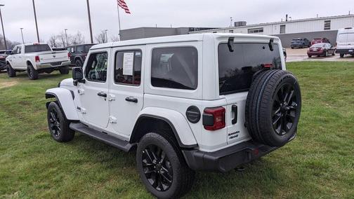 Bright White Clearcoat 2025 Jeep Wrangler 4xe Sahara