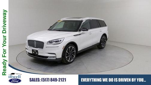Pristine White 2023 Lincoln Aviator Reserve AWD