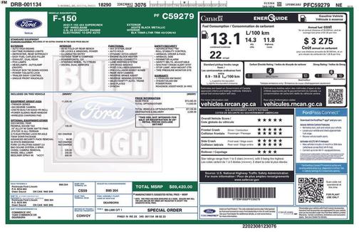 Agate Black Metallic 2023 Ford F-150 Tremor