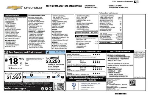 2022 Chevrolet Silverado 1500 Limited Custom