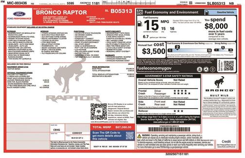 2025 Ford Bronco Raptor