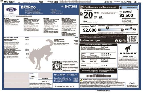 2025 Ford Bronco Big Bend