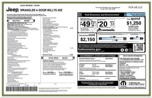2025 Jeep Wrangler 4xe Sport