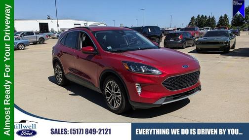 Rapid Red Metallic Tinted Clearcoat 2021 Ford Escape SEL