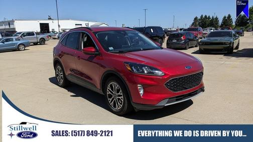 Rapid Red Metallic Tinted Clearcoat 2021 Ford Escape SEL