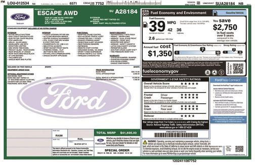 2025 Ford Escape ST-Line Elite