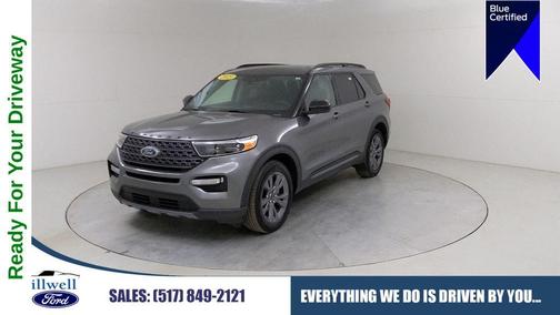Carbonized Gray Metallic 2022 Ford Explorer XLT