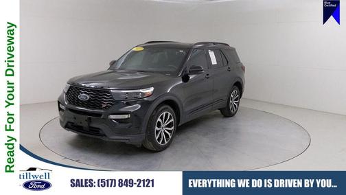 Agate Black Metallic 2023 Ford Explorer ST