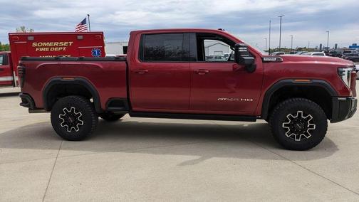 Volcanic Red 2025 GMC Sierra 2500 AT4X