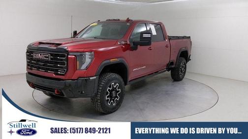 Volcanic Red 2025 GMC Sierra 2500 AT4X