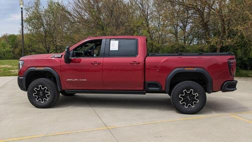 Volcanic Red 2025 GMC Sierra 2500 AT4X