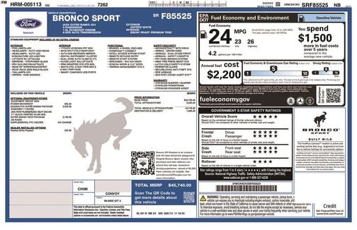 2025 Ford Bronco Sport Outer Banks