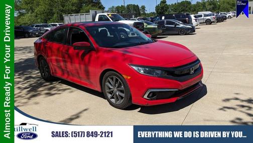 Rallye Red 2019 Honda Civic EX