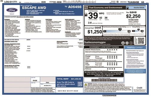 2026 Ford Escape ST-LINE SELECT
