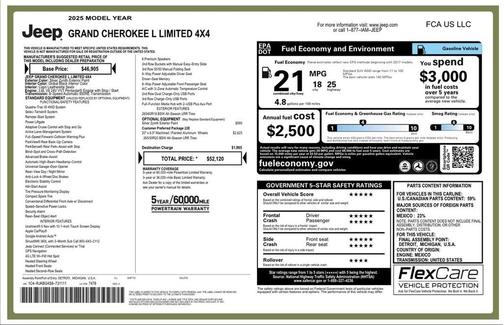 2025 Jeep Grand Cherokee L Limited