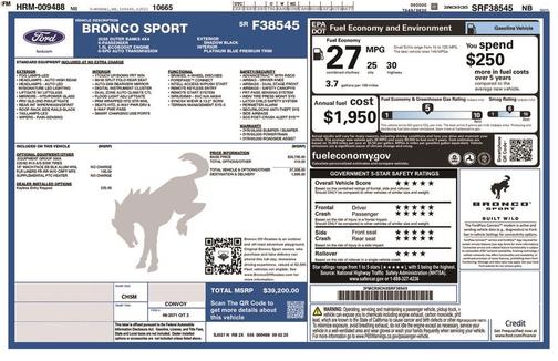 2025 Ford Bronco Sport Outer Banks