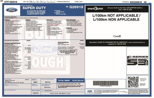 2019 Ford F-450 Platinum