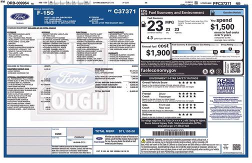 Avalanche 2023 Ford F-150 Lariat