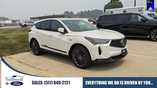 Platinum White Pearl 2023 Acura RDX A-Spec Advance Package