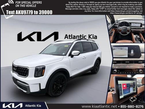 Glacial White Pearl 2023 Kia Telluride EX X-Line