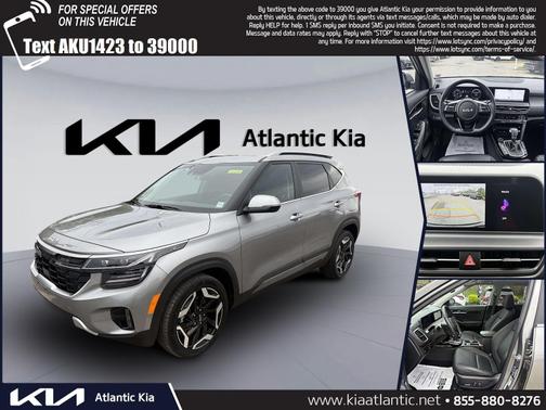 Steel Gray 2024 Kia Seltos SX