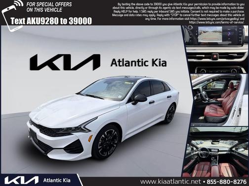Glacial White Pearl 2023 Kia K5 GT-Line