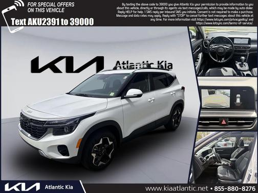 Snow White Pearl 2025 Kia Seltos EX