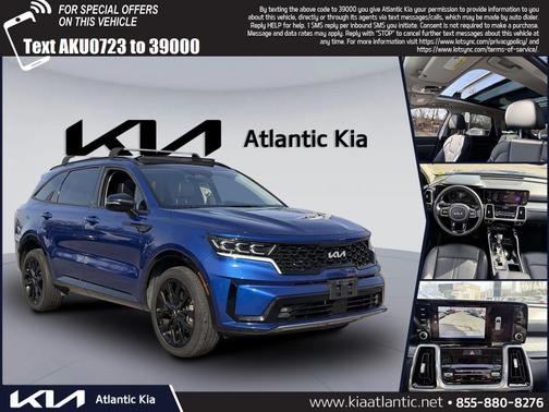 Sapphire Blue 2022 Kia Sorento SX