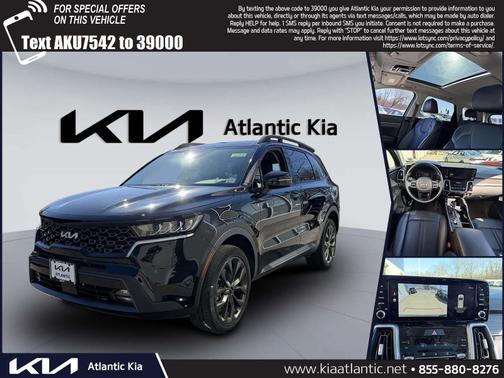 Ebony Black 2023 Kia Sorento X-Line EX