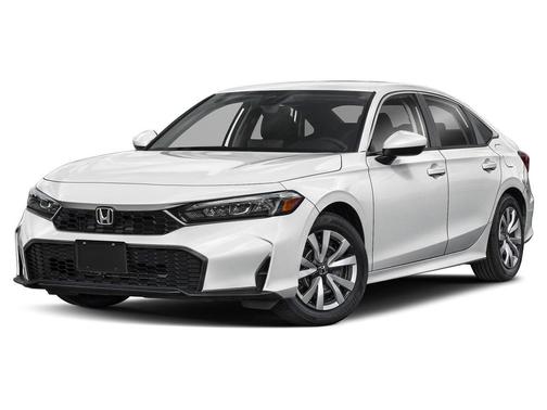 Platinum White Pearl 2026 Honda Civic LX
