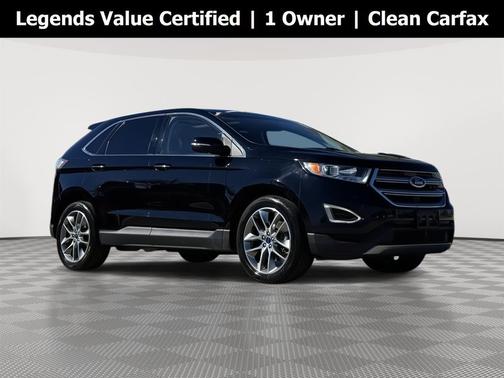 Shadow Black 2017 Ford Edge Titanium