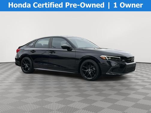 Crystal Black Pearl 2023 Honda Civic Sport