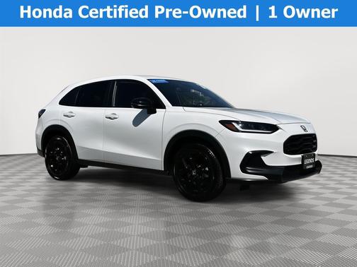 Platinum White Pearl 2024 Honda HR-V AWD Sport