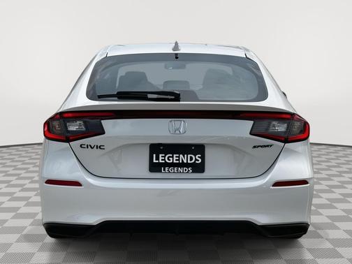 Platinum White Pearl 2026 Honda Civic Sport