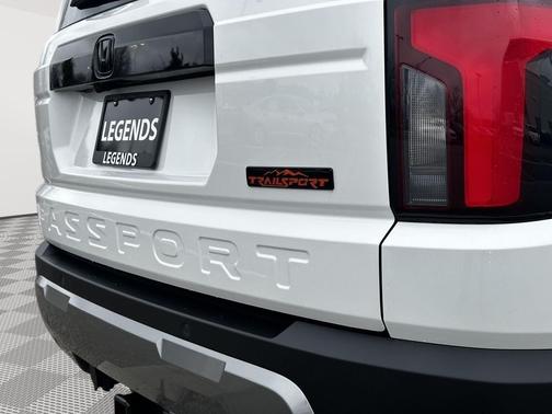 Platinum White Pearl 2026 Honda Passport AWD TrailSport Blackout