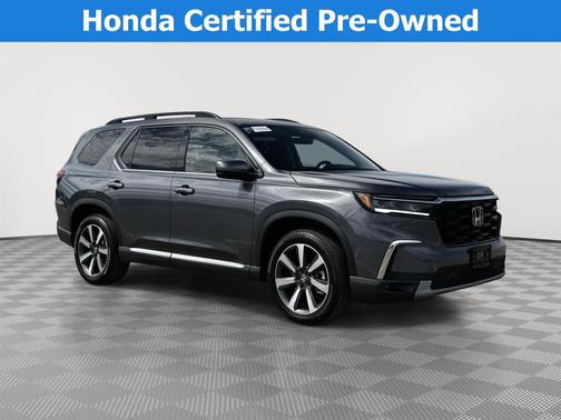 Modern Steel Metallic 2025 Honda Pilot Touring 8-Passenger