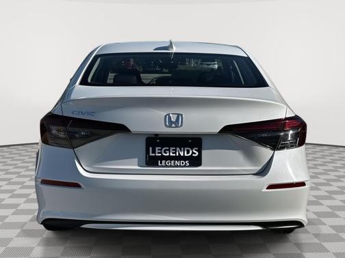 Platinum White Pearl 2026 Honda Civic LX