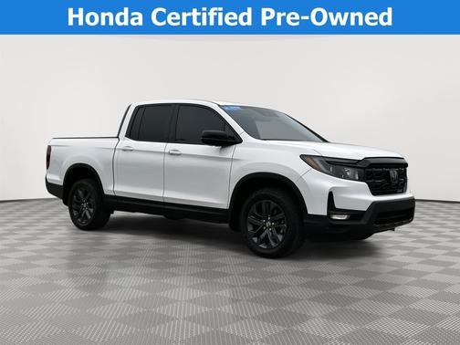 Platinum White Pearl 2025 Honda Ridgeline Sport