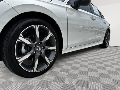 Platinum White Pearl 2026 Honda Civic Hybrid Sport Touring