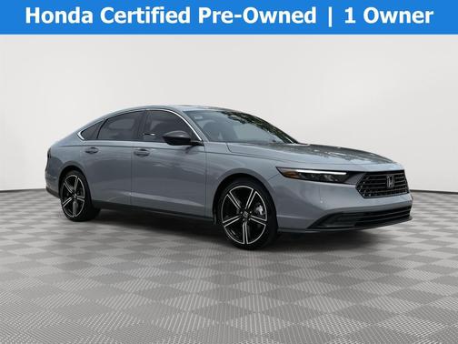 Urban Gray Pearl 2025 Honda Accord Hybrid Sport
