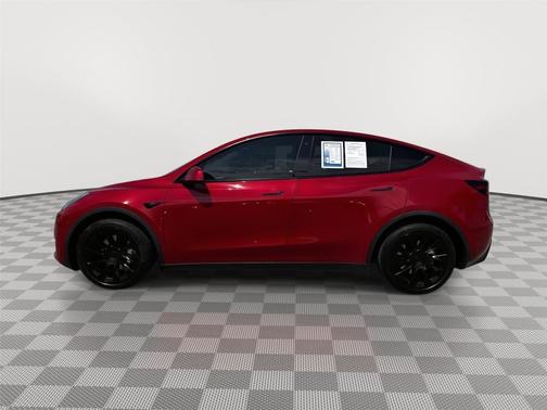 Red Multi-Coat 2021 Tesla Model Y Long Range Dual Motor All-Wheel Drive