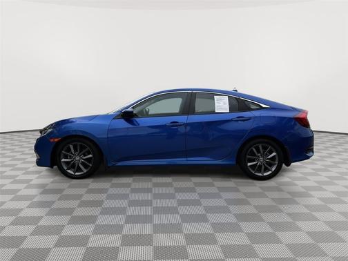 Aegean Blue Metallic 2021 Honda Civic EX