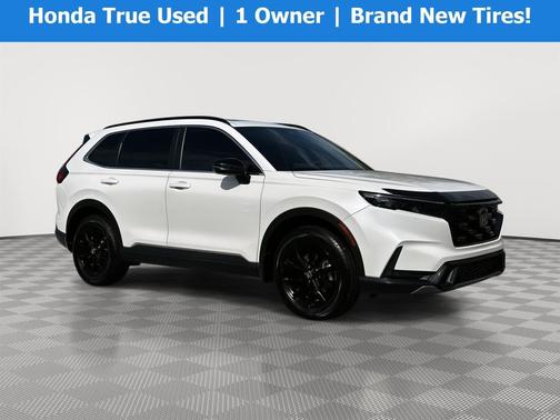 Platinum White Pearl 2024 Honda CR-V Hybrid Sport AWD